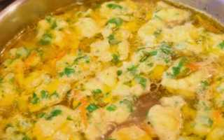 Пошаговый рецепт супа с клецками. Рецепт приготовления с фото