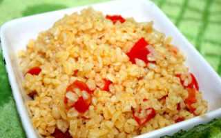 Как можно вкусно приготовить булгур на гарнир