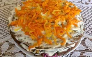 Печёночный торт из куриной печени – 6 рецептов приготовления