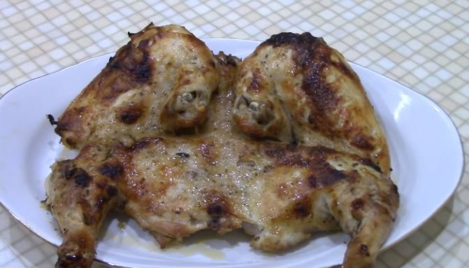 Цыплёнок табака в духовке просто и вкусно